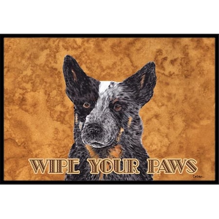 Carolines Treasures Carolines Treasures SC9141MAT 18 x 27 in. Australian Cattle Dog Indoor & Outdoor Doormat SC9141MAT
